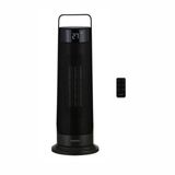 Oceanic Radiateur soufflant oscillant - Céramique - 2000 W - Télécommande - Noir