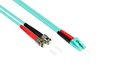 Patchkabel Good Connections® Patchkabel LWL Duplex OM3 (Multimode, 50/125) ST/LC, 5m