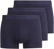 OLYMP Boxershorts SET Unipack (3er Pack) Blauw Katoen-stretch jersey Mannen XL