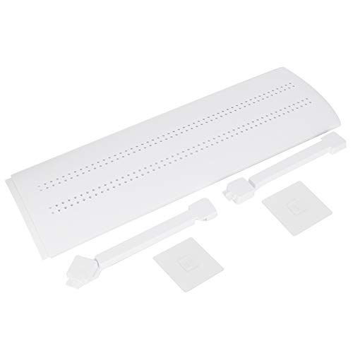 cigemay Airco-deflector, raamspalken, hoogwaardig abs-materiaal, rek en pas de lengte naar believen aan, geschikt voor alle mobiele airconditioners(Hollow waterproof)