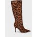 GUESS Gressay Leopard Bottes Femme - Marron - Taille 37