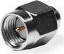 Rechte, vernikkelde SMA-connector voor RKT 031-kabels