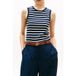 Tommy Hilfiger Débardeur Slim Cody C-neck Breton Stripe Dark Night/ecru