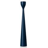 Freemover Rolf kandelaar, beukenhout, donkerblauw, 38 cm