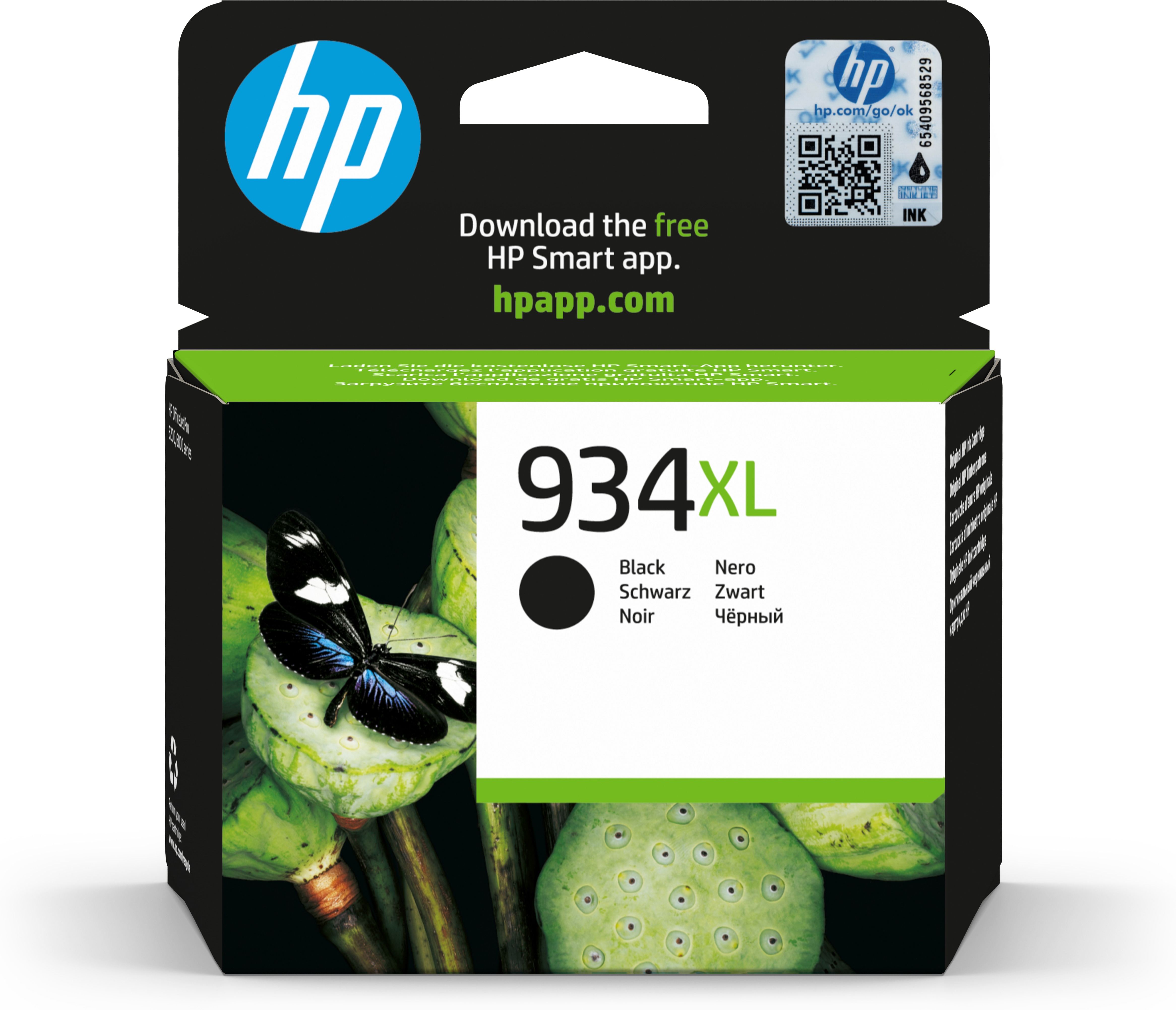 HP   934XL originele high-capacity zwarte inktcartridge