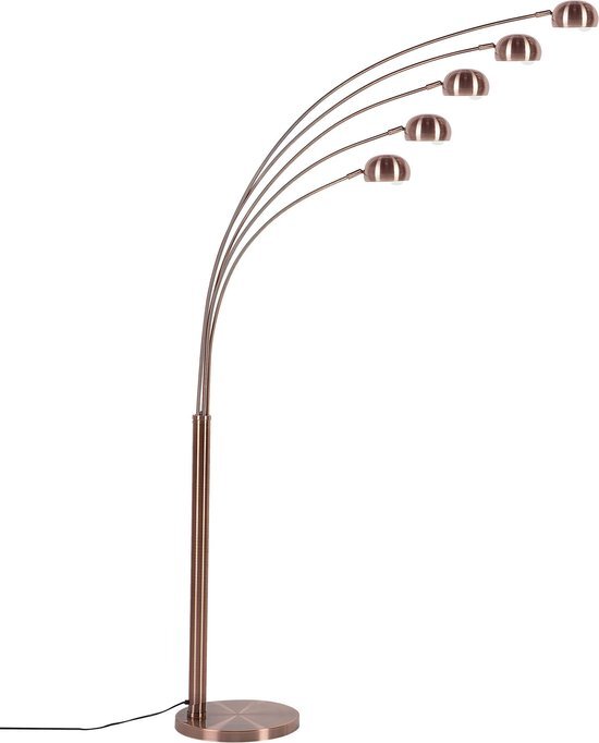 Beliani flinders - staande lamp-koper-metaal