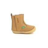Kickers Socool Cho Uniseks Baby Laarzen & Enkellaarzen, Lichte kameel, 18 EU