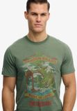 Superdry Vintage Logo Tokyo Relaxed T-shirt Heren Beetle Green XXXL