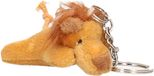 Nature Planet Pluche Leeuw knuffel sleutelhanger - 6 cm