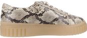 Clarks Mayhill Walk Snake Lea Dames Lage Sneakers - Leer - Maat 37 - Dierenprint