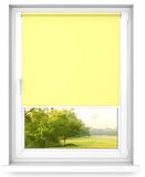 Fart Produkt time4blinds mini rollo basic - Rolgordijn - Niet-invasief - Raamrolgordijn binnen zonder boren - Niet-invasieve handgrepen - Dimmen rollo - 1300x2500mm Licht Citroen - Bediening aan de Linkerkant