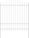 vidaXL Tuinhek WOERDEN, 170 x 215 cm, gepoedercoat staal, wit
