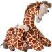 Wild Republic Girafe peluche - avec bébé peluche - tacheté - 38 cm - peluche