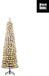 Edelman B.V. Charlton Pilier sapin de Noël LED vert givré blanc chaud 120L TIPS 280 avec minuterie et variateur - h185 x P53cm