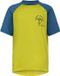 Kids VAUDE Solaro T-Shirt III Kinderen Unisex Korte Mouw Ronde Hals Aansluitend UV-werend Lichtgroen Gerecycled Polyester Elastaan Lente/Zomer 2025