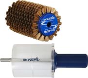 SKINSTAR Set complet de brosses : brosse rotative, brosse Speed Stick, cuivre-bronze, 120 mm