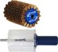 SKINSTAR Set complet de brosses : brosse rotative, brosse Speed Stick, cuivre-bronze, 120 mm