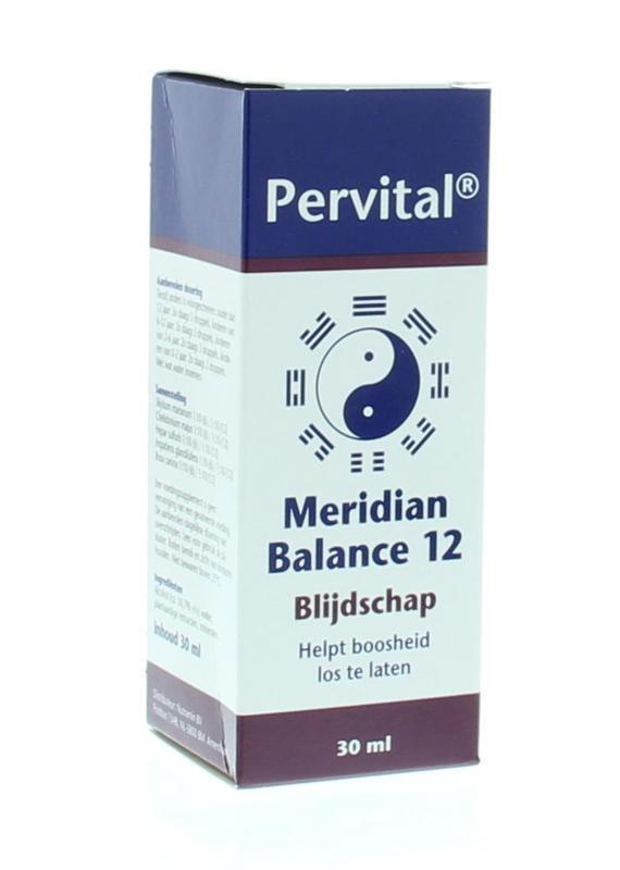 Nutramin Pervital Meridian Balance 12 Blijdschap 30ml
