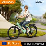 HillMilES MileCity 1 26" elektrische fiets voor woon-werkverkeer, bereik 120 km, 250 W, 36 V 13 Ah batterij, snelheid 25 km/u, 7 versnellingen, schijfremmen E-bike