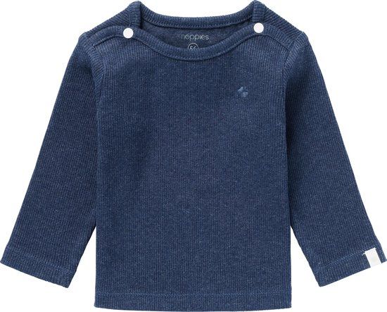 Noppies Natal Baby T-shirt - Navy Melange - Maat 62