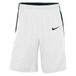 NIKE NT0201-100 Team Basketbal Stock Short 20 Shorts Heren Wit Maat 2XL