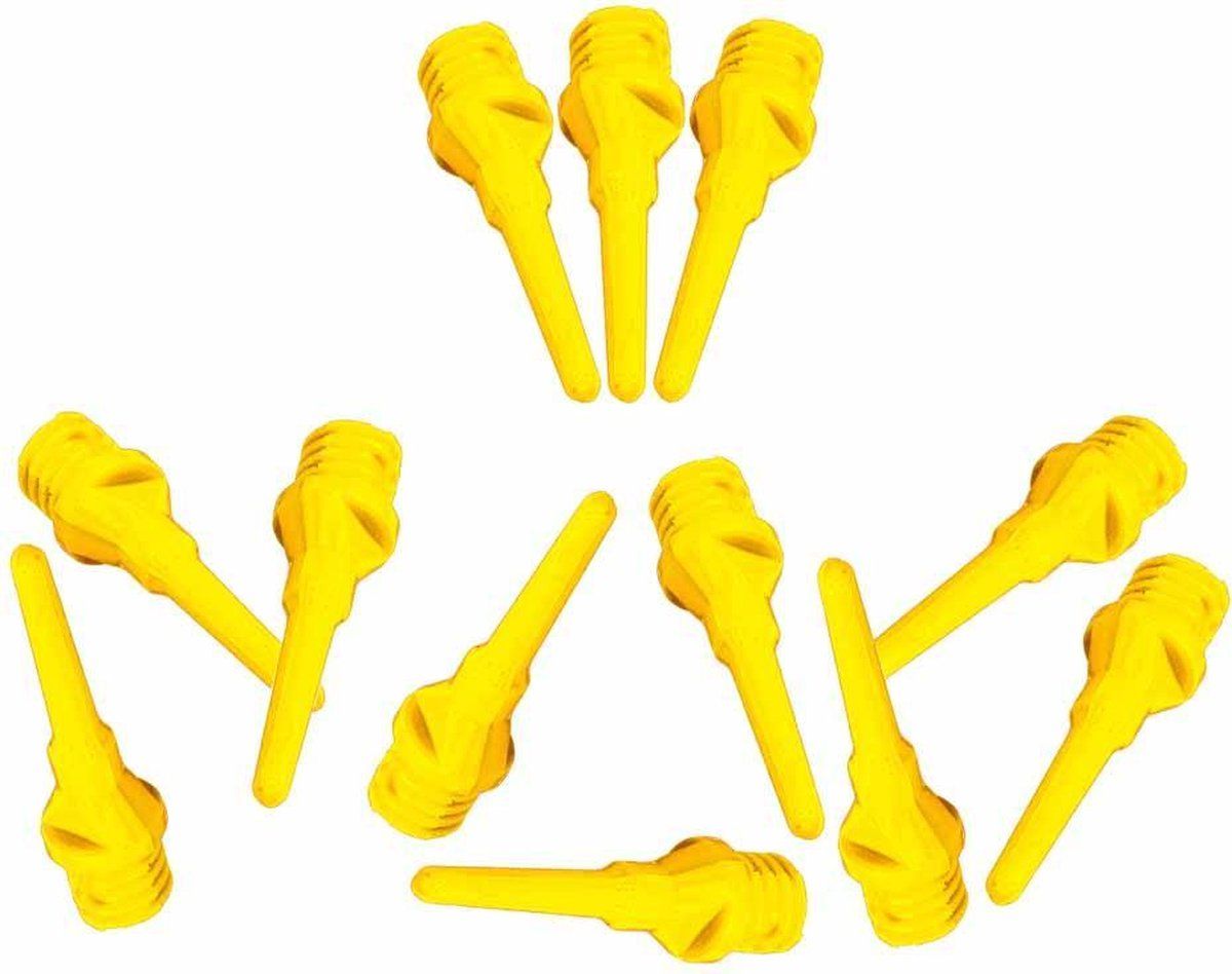 ABC Darts Softtip Dartpunten 21 mm Neon Geel - 1000 stuks