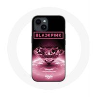 Blackpink Maniacase Etui voor iPhone 14 Plus Behang Diamante Kpop Logo Rose