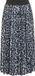 VILA VINITBAN PRINT MIDI SKIRT - Dames - Rokken - S - Polyester/Elastaan - Glacier Gray