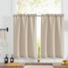 Courtes rideaux de cuisine Set de 2