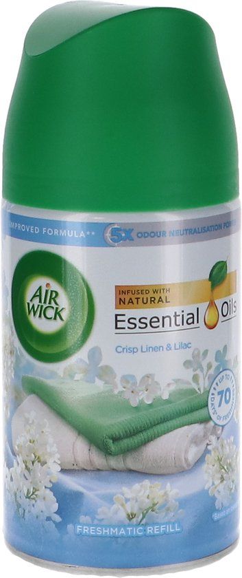 Airwick Freshmatic Max Navulling Crisp Linen & Lilac 250ml