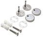 Tatay Comfort WC-bril Schroeven Zilver