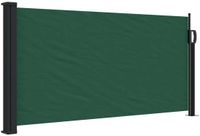 vidaXL - Windscherm - uittrekbaar - 100x300 cm - donkergroen