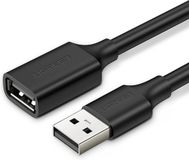 Ugreen - USB verlengkabel - USB A Male naar USB A Female - USB 2.0 - 480 Mb/s - 1.5m - Zwart