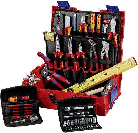 Knipex L-Boxx Gereedschapskoffer (met inhoud) 65-delig VDE - 00 21 19 LB E