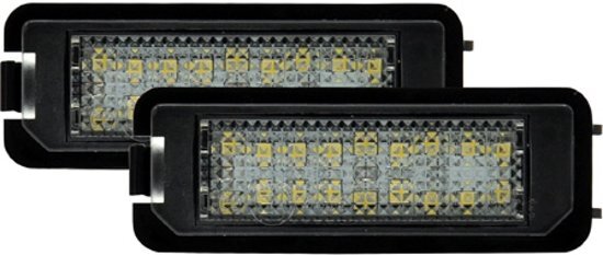 AutoStyle Set pasklare LED nummerplaat verlichting - Volkswagen / Skoda / Seat / Porsche / Bentley diversen