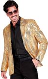 Widmann Pailletten Colbert Funky Showmaster Goud XXL
