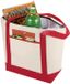 Merkloos Lighthouse Koeltas - rood met creme - 22.5 liter