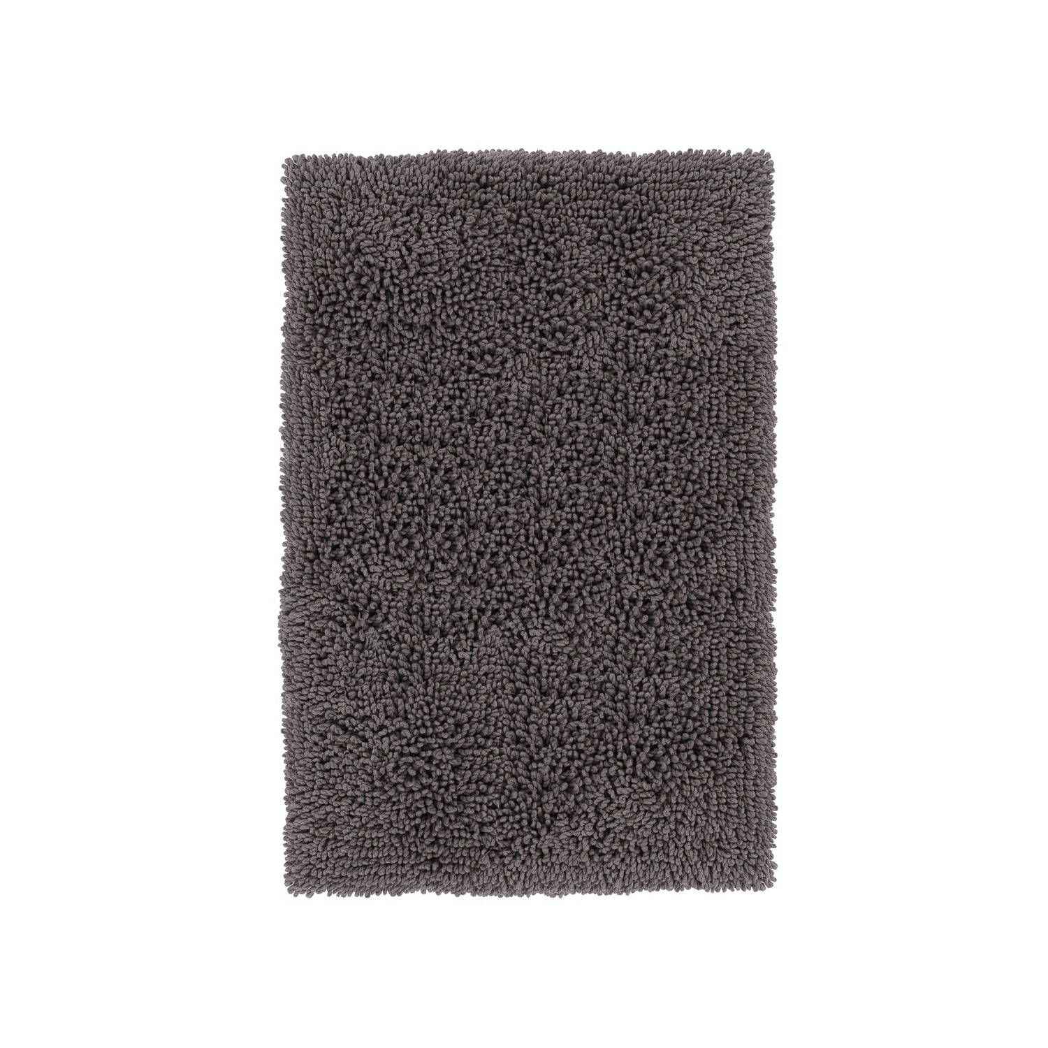 Heckett & Lane Fergana Badmat - 60x100 cm - Classic Anthracite - Grijs
