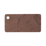 Mopec x4.19 - Kaart bruin 5 x 2,5 cm met perforatie, pak van 100
