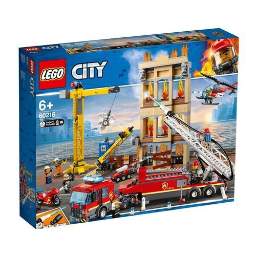lego City 60216 brandweerkazerne in de stad