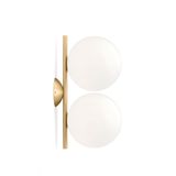 Flos - Plafonnier IC - Métal - Acier finition laiton - Designer Michael Anastassiades