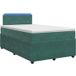 Maison Exclusive - Lit boxspring avec matelas vert foncé 120 x 200 cm velours