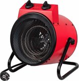 Eurom EK Round Werkplaatskachel Elektrisch 3000W - Rood
