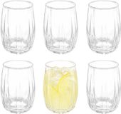 Vivalto Drinkglazen Arcade - 6x - helder transparant - glas - 380 ml - waterglazen