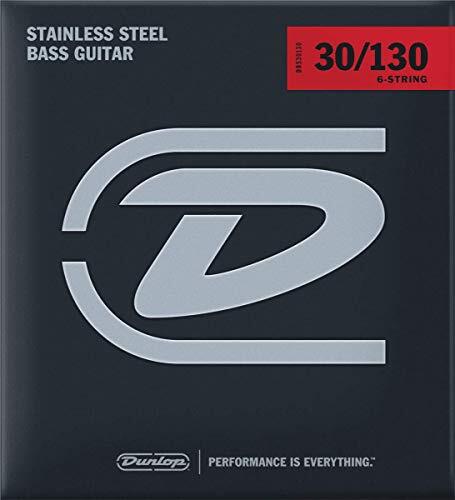 Dunlop DBS40100 snaren roestvrij staal bassnaren, licht, 040 – .100, 4 snaren/set 6 snaren Medium