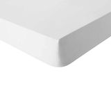 Hoeslaken, Essix - Tout Doux - Effen katoenen hoeslaken 140x190 Wit
