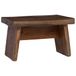 vidaXL Kruk Naturel 29 x 20 x 17 cm Mahonie Hout