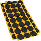 Adsamm ASP-25-SA-BL-30-21 Anti-slip pads van EPDM, zwart, Ø 30 mm
