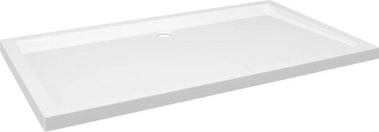 vidaXL Douchebak rechthoekig 70x120 cm ABS wit