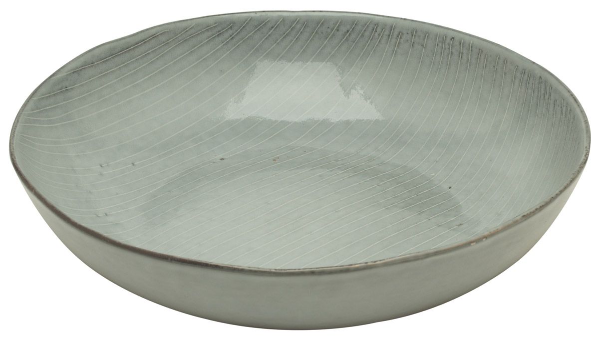 Broste Copenhagen Nordic Sea Saladeschaal Ø 34.5 cm - blauw